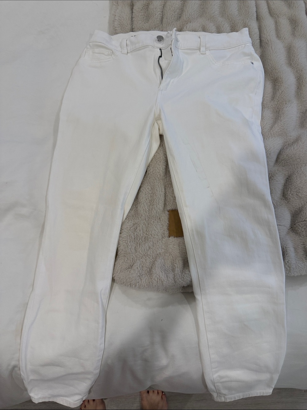DL1961 Women's White Skinny Jeans